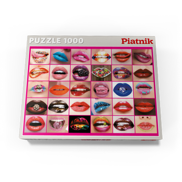 Piatnik: Beauty Lips / lip service 1000 Jigsaw Puzzle box view3