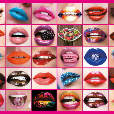 Piatnik: Beauty Lips / lip service 1000 Jigsaw Puzzle 3D Modell