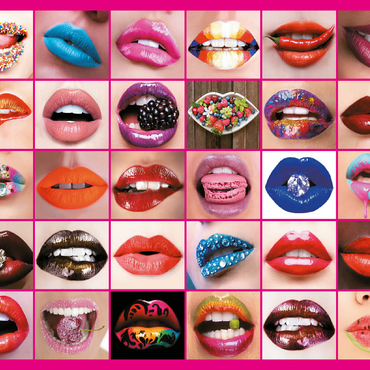 Piatnik: Beauty Lips / lip service 100 Jigsaw Puzzle 3D Modell