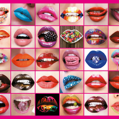 Piatnik: Beauty Lips / lip service 100 Jigsaw Puzzle 3D Modell