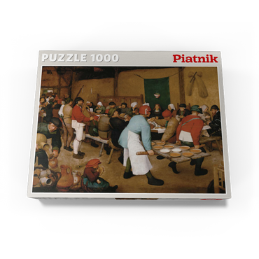 Piatnik: The peasant wedding 1000 Jigsaw Puzzle box view3