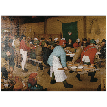 puzzleplate Piatnik: The peasant wedding 1000 Jigsaw Puzzle