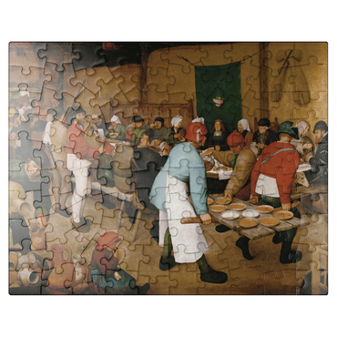 puzzleplate Piatnik: The peasant wedding 100 Jigsaw Puzzle