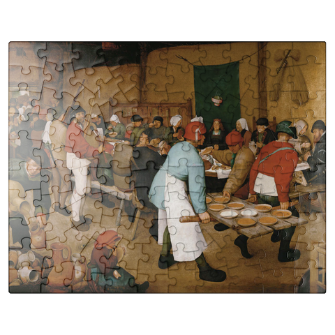 puzzleplate Piatnik: The peasant wedding 100 Jigsaw Puzzle