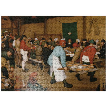 puzzleplate Piatnik: The peasant wedding 500 Jigsaw Puzzle