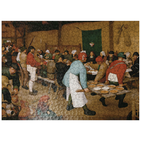 puzzleplate Piatnik: The peasant wedding 500 Jigsaw Puzzle