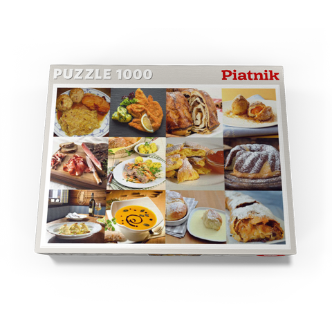 Piatnik: Austrian Food Classics / Schmankerln 1000 Jigsaw Puzzle box view3