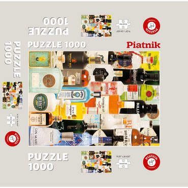 Piatnik: Taste of Gin 1000 Jigsaw Puzzle box 3D Modell