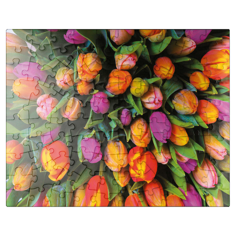 puzzleplate Piatnik: Tulips 100 Jigsaw Puzzle