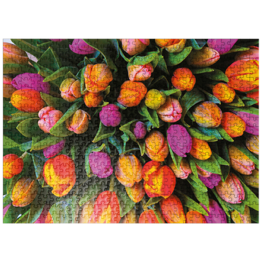 puzzleplate Piatnik: Tulips 500 Jigsaw Puzzle