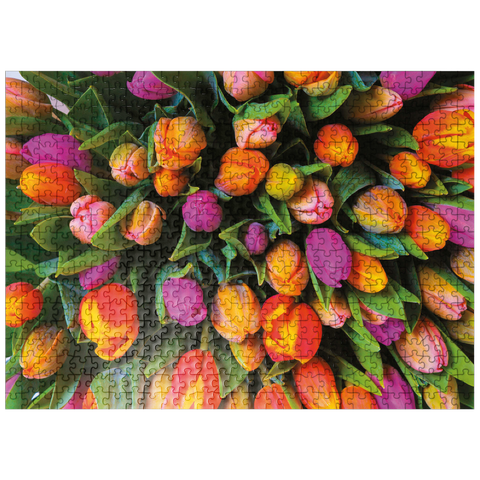 puzzleplate Piatnik: Tulips 500 Jigsaw Puzzle