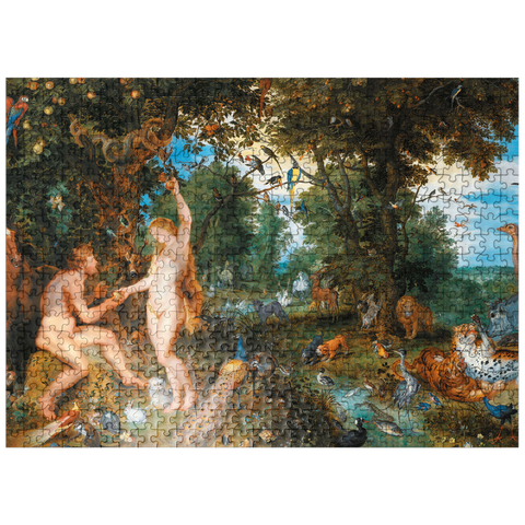 puzzleplate Piatnik: The Garden of Eden with the Fall of Man 500 Jigsaw Puzzle