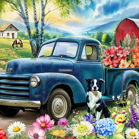 Flower Farm 2 1000 Jigsaw Puzzle 3D Modell