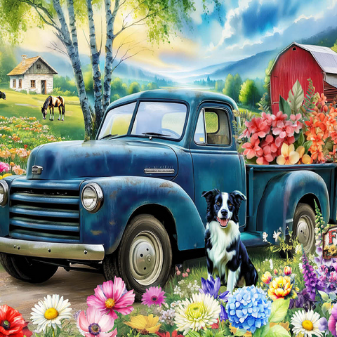 Flower Farm 2 100 Jigsaw Puzzle 3D Modell