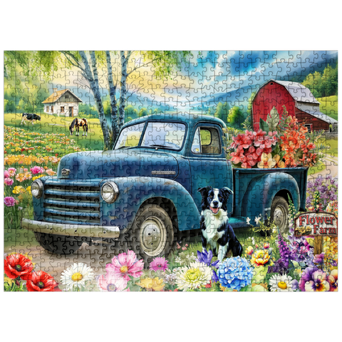 puzzleplate Flower Farm 2 500 Jigsaw Puzzle