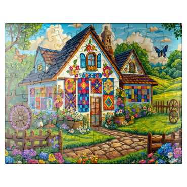 puzzleplate Quilt House 100 Jigsaw Puzzle