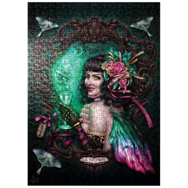 puzzleplate Absinthe Green Fairy 500 Jigsaw Puzzle