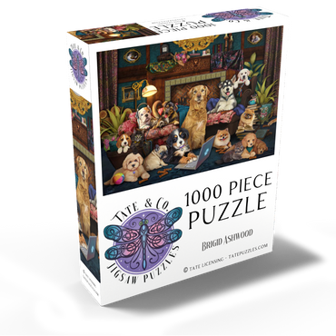 Woofing From Home 1000 Jigsaw Puzzle box view2