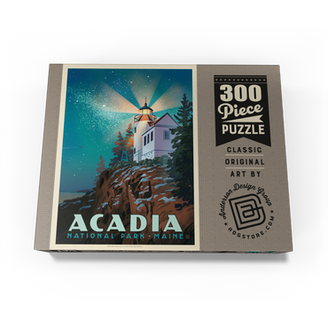 Acadia National Park: Lighthouse At Night 300 Jigsaw Puzzle box view3