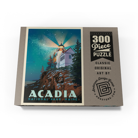 Acadia National Park: Lighthouse At Night 300 Jigsaw Puzzle box view3