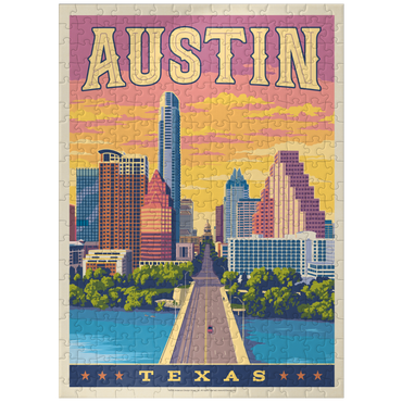 puzzleplate Austin, Texas: Sunset 300 Jigsaw Puzzle