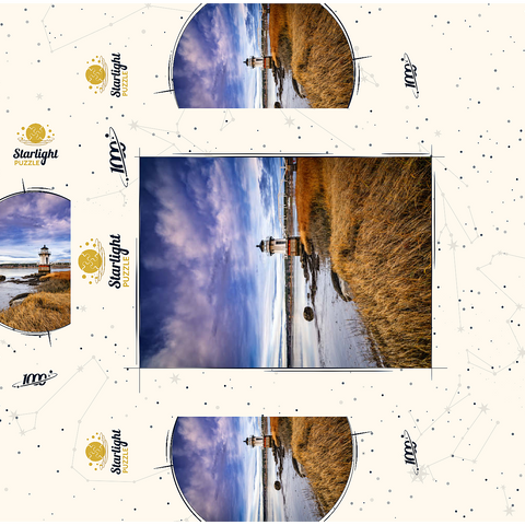 Low Tide on the Kennebec with Coastal Lighthouse 1000 Jigsaw Puzzle box 3D Modell