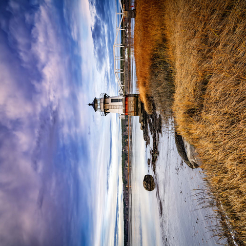 Low Tide on the Kennebec with Coastal Lighthouse 500 Jigsaw Puzzle 3D Modell