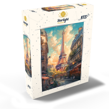 Eiffel Tower at Sunset in Paris 1000 Jigsaw Puzzle box view2