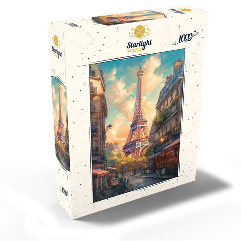Eiffel Tower at Sunset in Paris 1000 Jigsaw Puzzle box view2