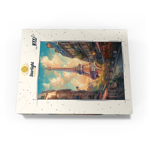 Eiffel Tower at Sunset in Paris 1000 Jigsaw Puzzle box view3