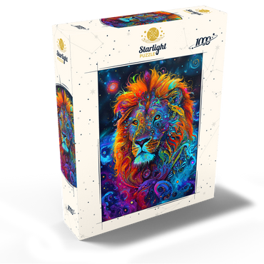Cosmic Psychedelic Lion Portrait 1000 Jigsaw Puzzle box view2