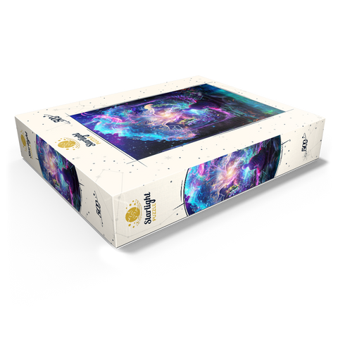 Enlightened Meditation Under the Cosmic Tree 500 Jigsaw Puzzle box view1