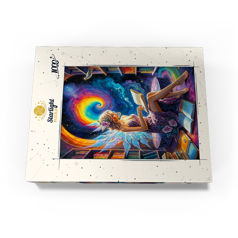 Enchanted Fairy Reading in Cosmic Library 1000 Jigsaw Puzzle box view3