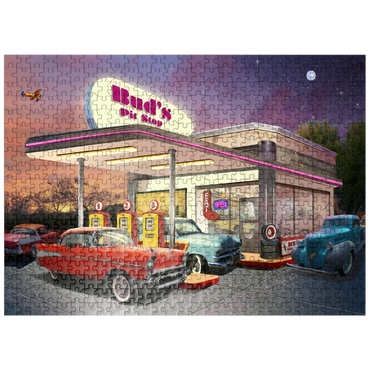 puzzleplate Bud's Pit Stop 500 Jigsaw Puzzle