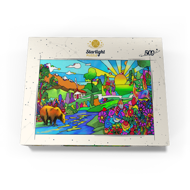 Bear River Sunset 500 Jigsaw Puzzle box view3