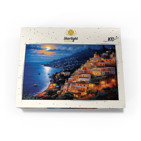 Positano Moonlit 100 Jigsaw Puzzle box view3