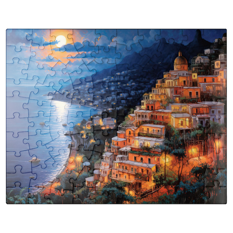puzzleplate Positano Moonlit 100 Jigsaw Puzzle