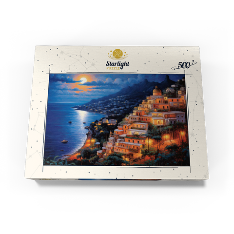 Positano Moonlit 500 Jigsaw Puzzle box view3