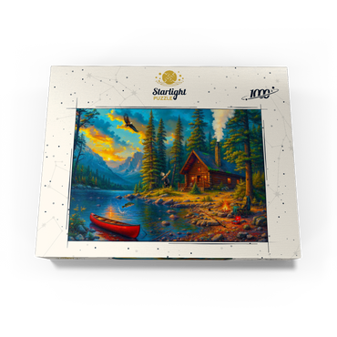 Cabin by the Lake 1000 Jigsaw Puzzle box view3