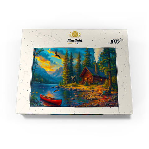 Cabin by the Lake 1000 Jigsaw Puzzle box view3