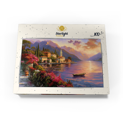 Marina and Sunset, Italia 100 Jigsaw Puzzle box view3