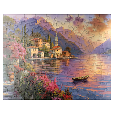 puzzleplate Marina and Sunset, Italia 100 Jigsaw Puzzle