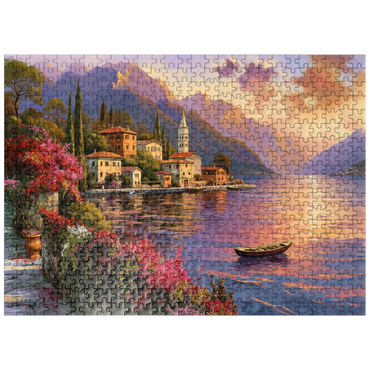 puzzleplate Marina and Sunset, Italia 500 Jigsaw Puzzle