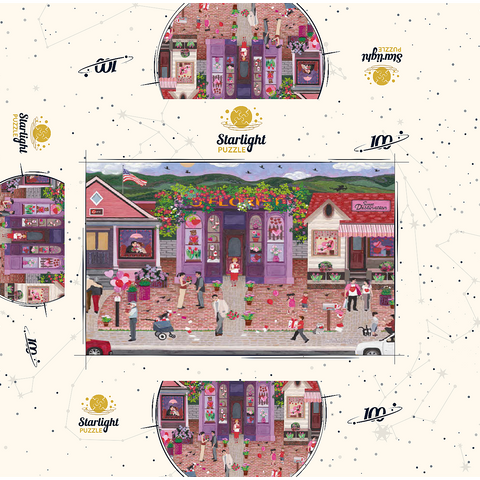 Be Mine 100 Jigsaw Puzzle box 3D Modell