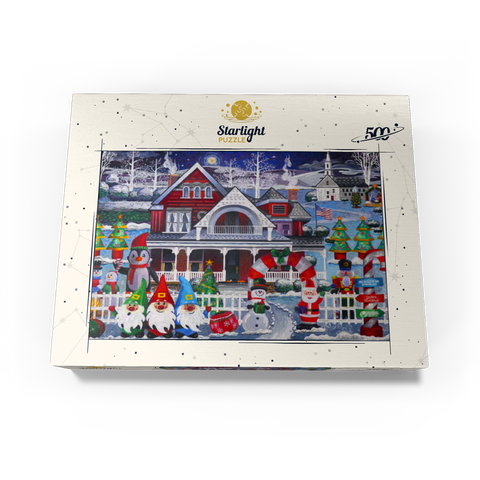 Inflatable Christmas 500 Jigsaw Puzzle box view3