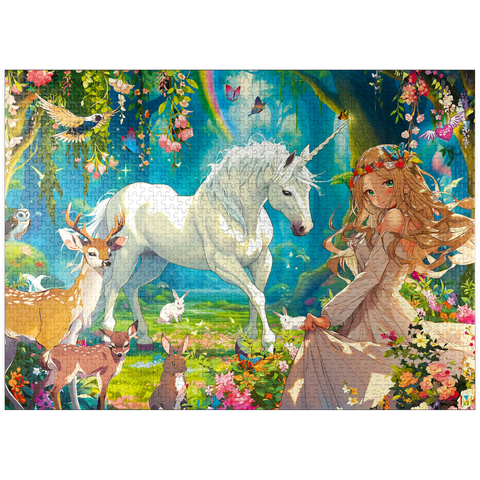 puzzleplate Fairy and Unicorn 1000 Jigsaw Puzzle
