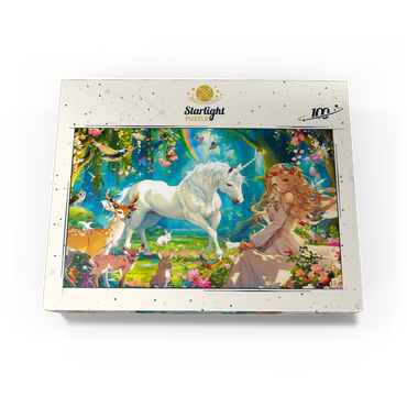 Fairy and Unicorn 100 Jigsaw Puzzle box view3