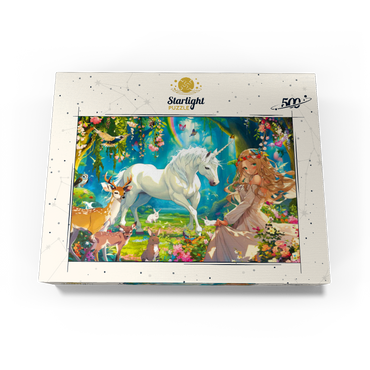 Fairy and Unicorn 500 Jigsaw Puzzle box view3