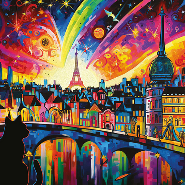 Midnight in Paris 2 100 Jigsaw Puzzle 3D Modell