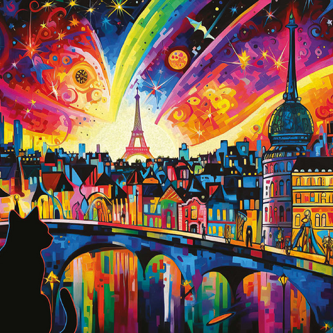 Midnight in Paris 2 100 Jigsaw Puzzle 3D Modell